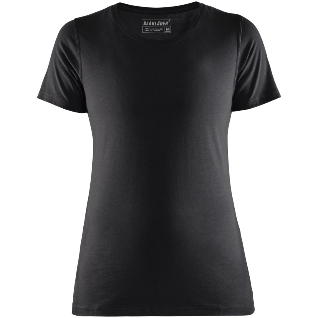 T-shirt dame 33341042 Sort BLÅKLÄDER T-shirt 33341042 SORT XS