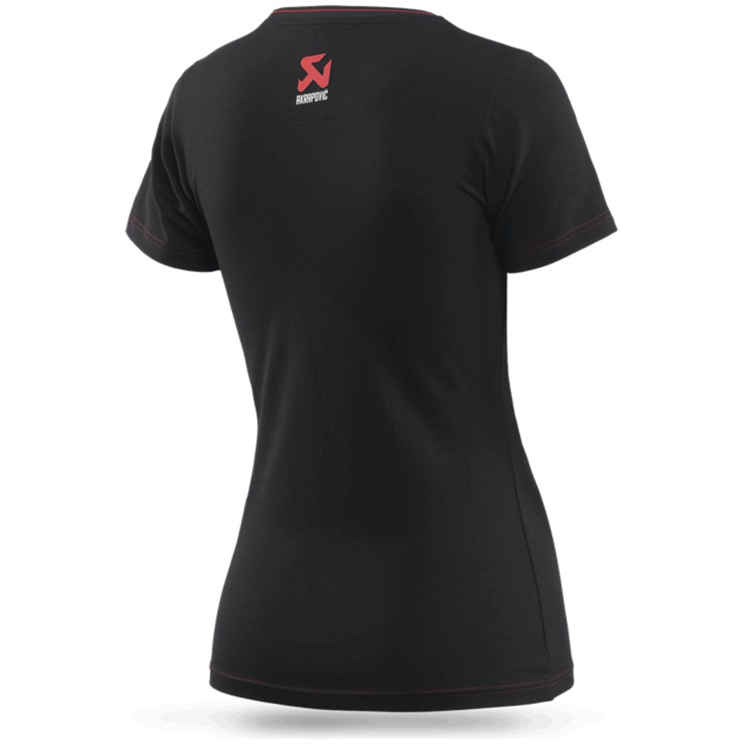 T-shirt Dame Corpo Sort AKRAPOVIC Medium – billede 4