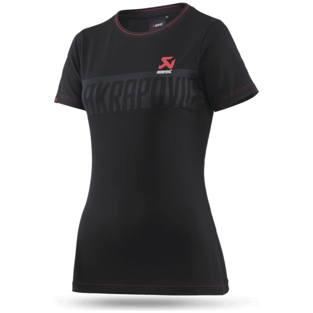 T-shirt Dame Corpo Sort AKRAPOVIC Medium