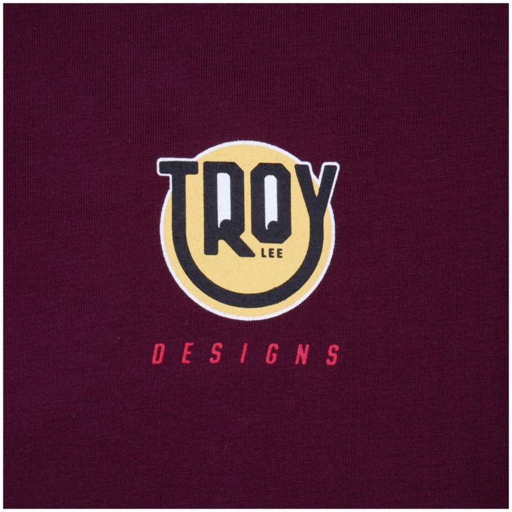 T-shirt Dame Happy Dayz Rød TROY LEE DESIGNS s – billede 3