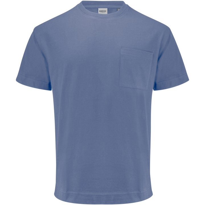 T-shirt Devons Sommarblå James Harvest – billede 5