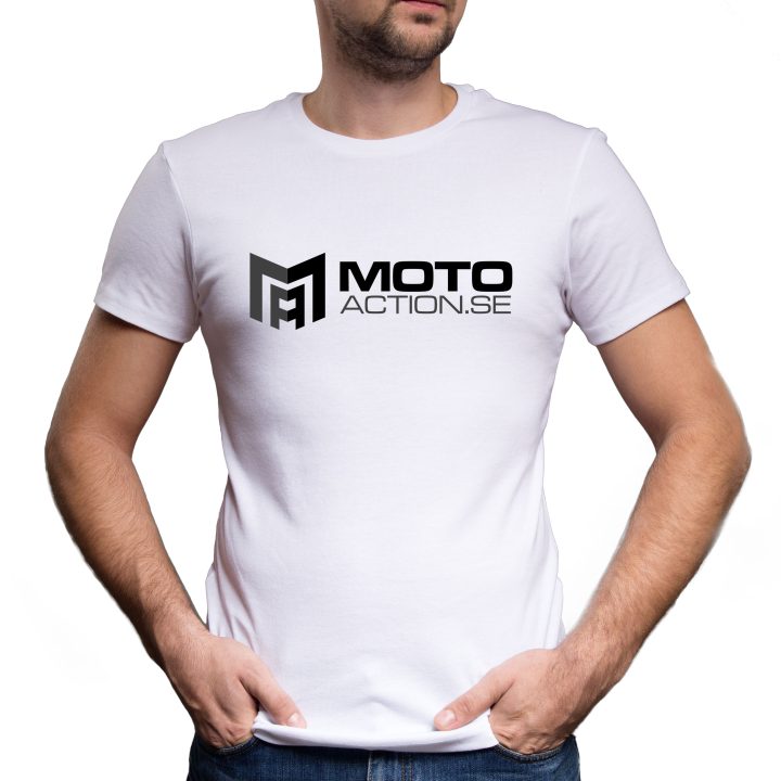T-Shirt Envy Basic Hvid Motoaction XXL – billede 2