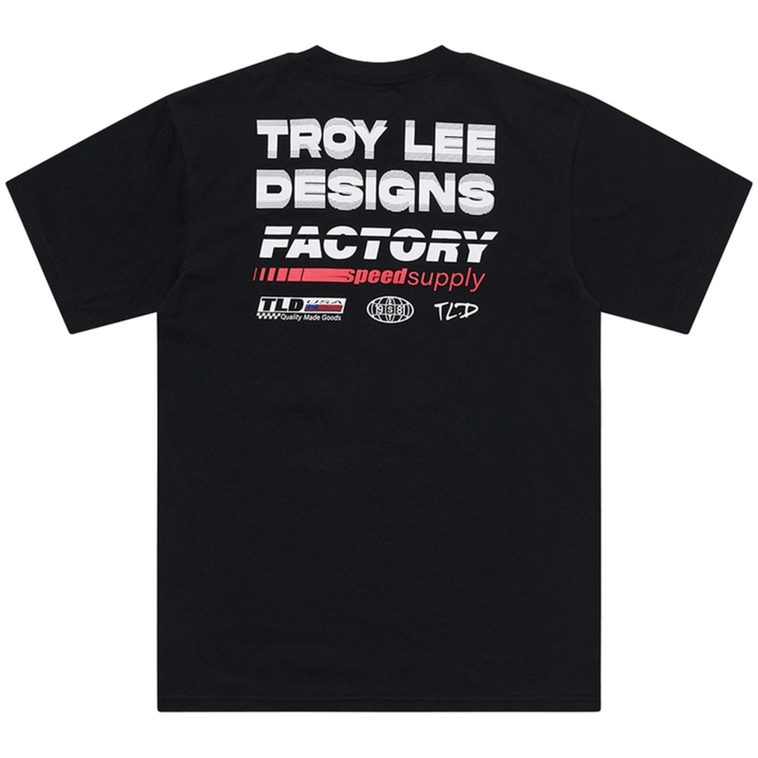 T-shirt Factory Sort TROY LEE DESIGNS XXL – billede 2