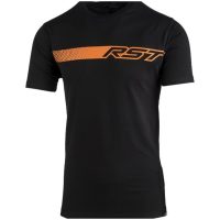 T-Shirt Fade Sort/orange RST