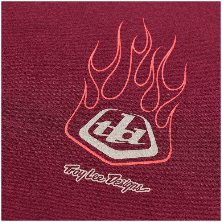 T-shirt Flame2 Rød TROY LEE DESIGNS M – billede 3