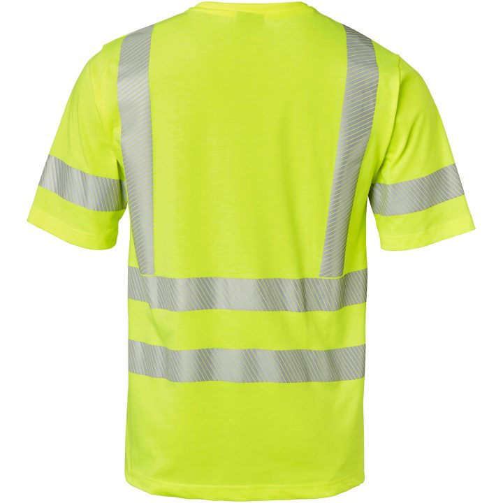 T-shirt Fluorescerende Gul Top Swede XS – billede 3