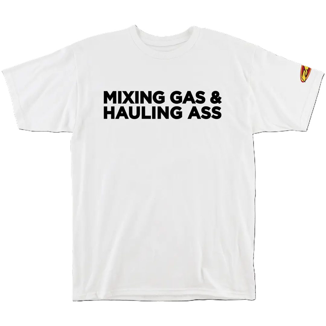 T-Shirt Gass Hvid FMF
