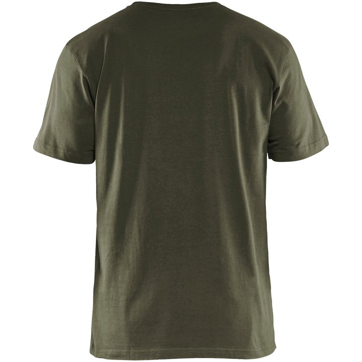 T-shirt Grøn 33251042 Blåkläder XS – billede 2