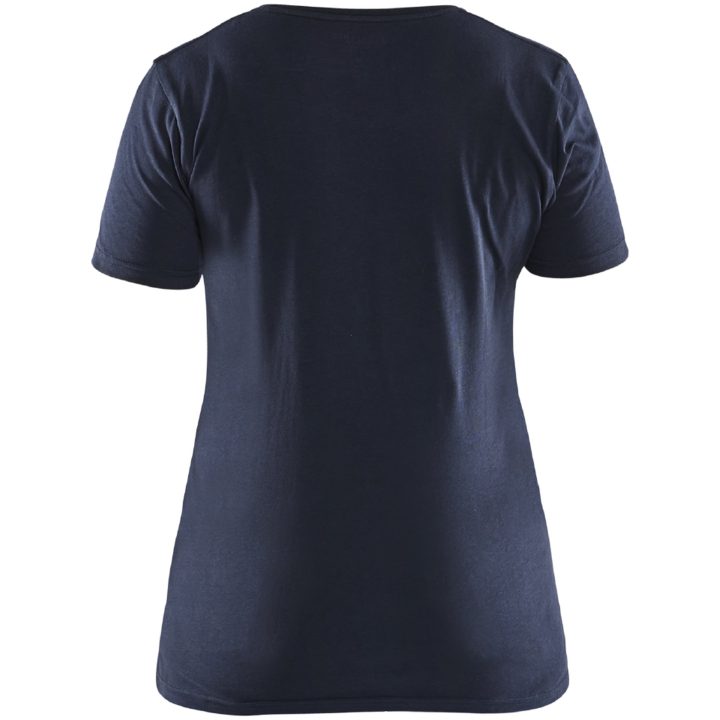 T-shirt Gul/marine 34791042 Blåkläder XS – billede 2