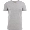 T-shirt Heavy V-neck Gråmelerad Printer Essentials s – miniature 1