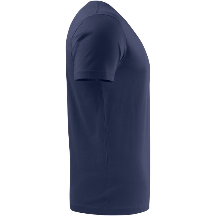 T-shirt Heavy V-neck Marinblå Printer Essentials s – billede 3