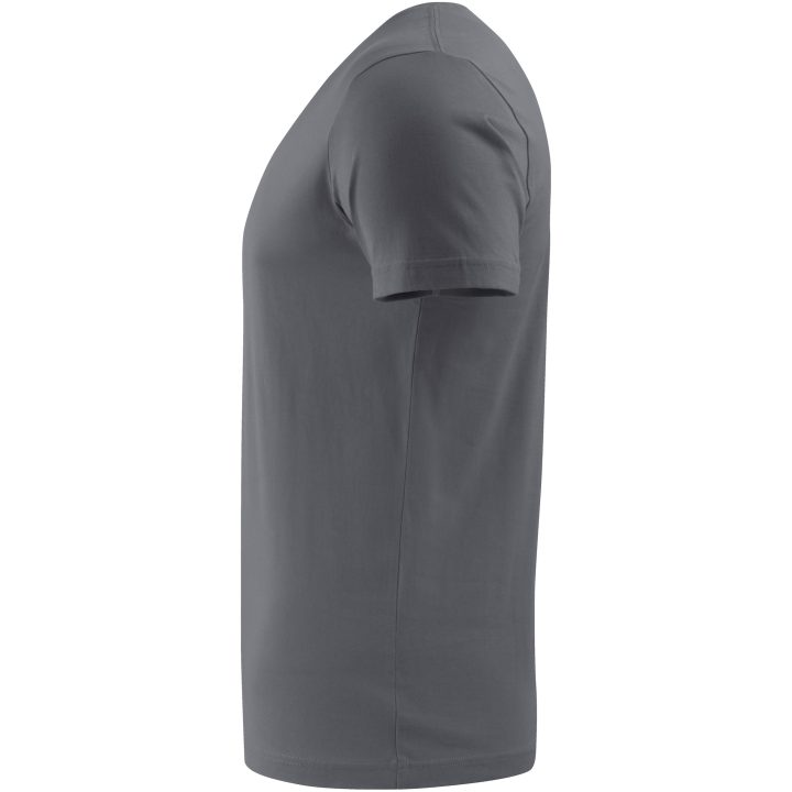 T-shirt Heavy V-neck Stålgrå Printer Essentials s – billede 4