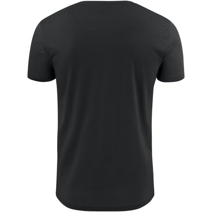 T-shirt Heavy V-neck Svart Printer Essentials s – billede 2