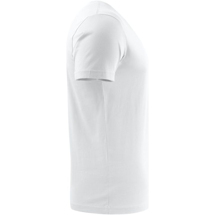 T-shirt Heavy V-neck Vit Printer Essentials s – billede 6