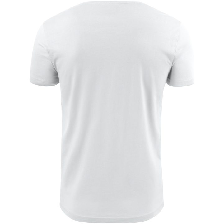 T-shirt Heavy V-neck Vit Printer Essentials s – billede 7