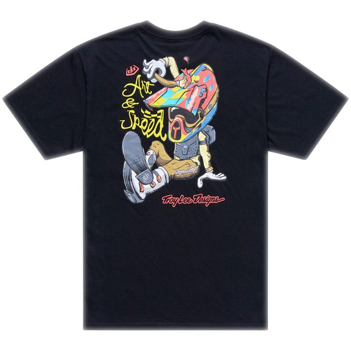 T-shirt Heritage Sort TROY LEE DESIGNS XXL – billede 2