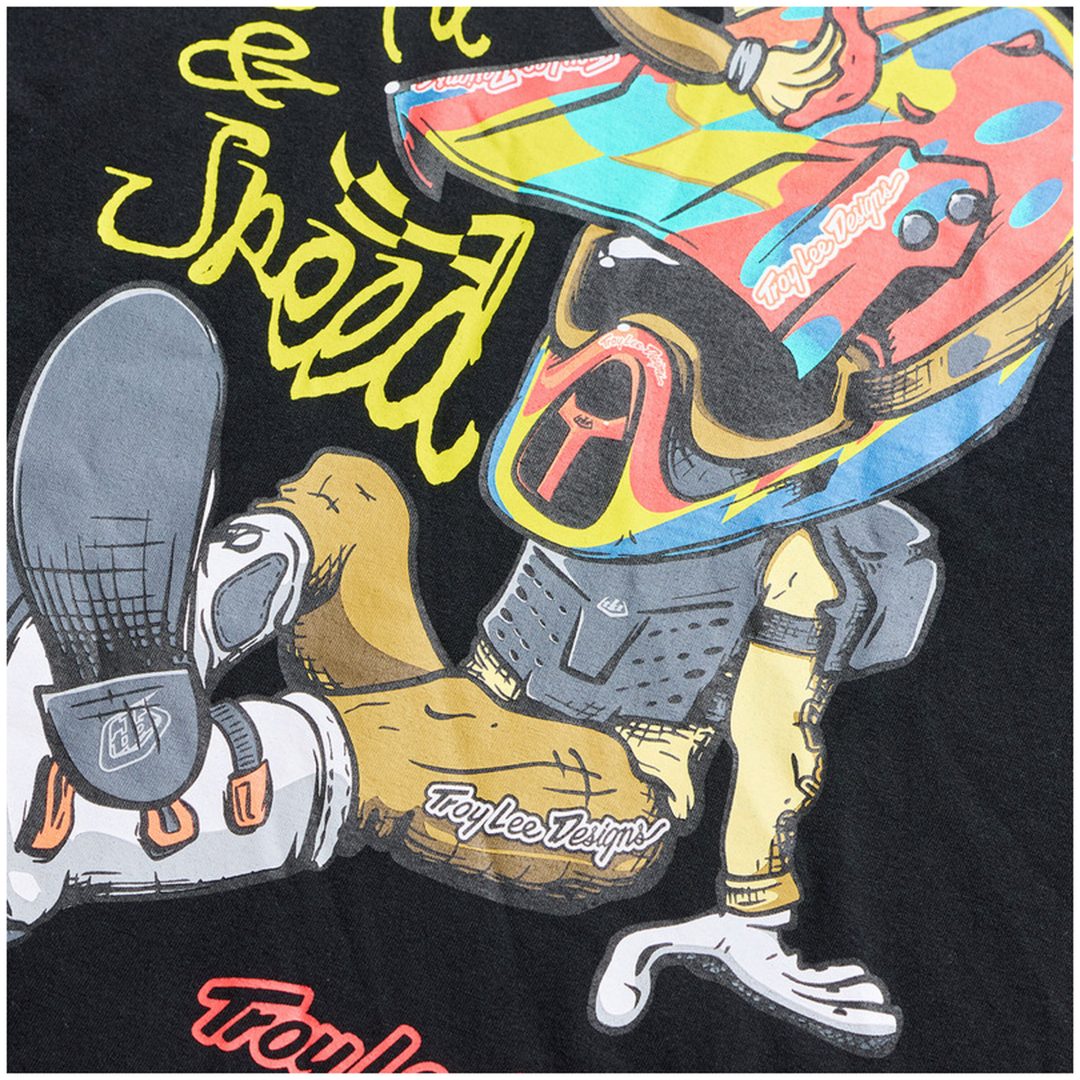 T-shirt Heritage Sort TROY LEE DESIGNS XXL – billede 6