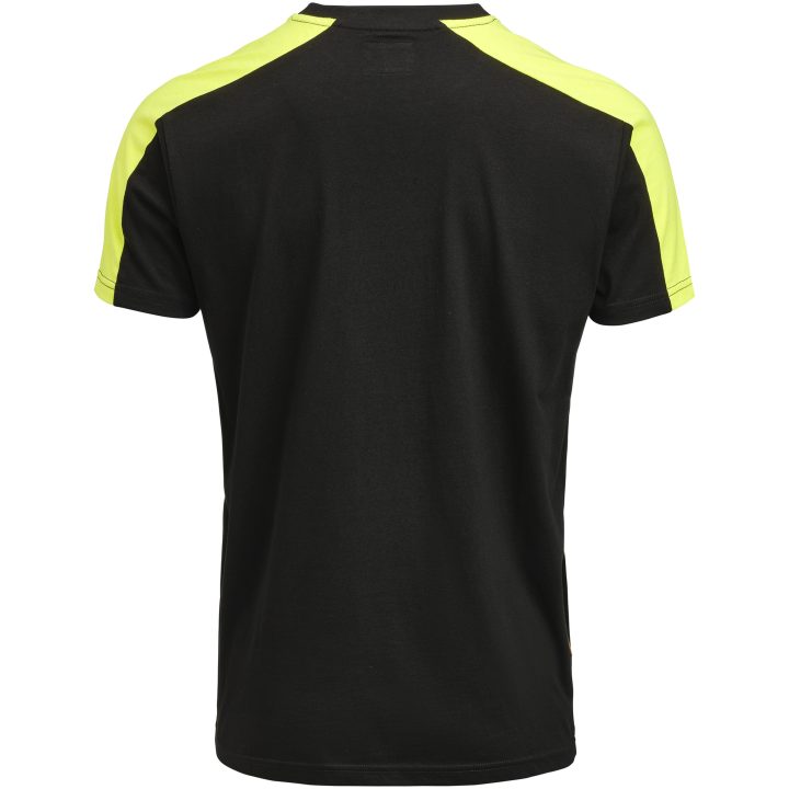 T-shirt herr 5264 Practical Svart/gul Jobman – billede 3