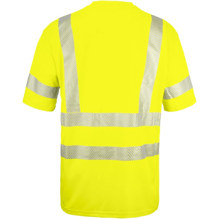 T-shirt Hi-Vis 5584 Technical Gul Jobman XXXL – billede 2
