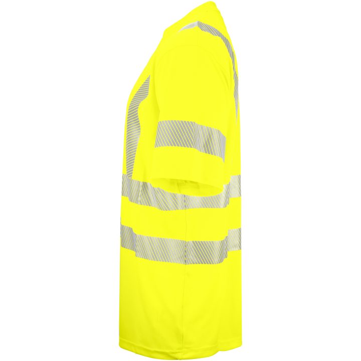 T-shirt Hi-Vis 5584 Technical Gul Jobman XXXL – billede 3