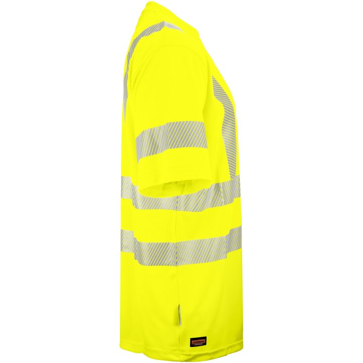 T-shirt Hi-Vis 5584 Technical Gul Jobman XXXL – billede 4
