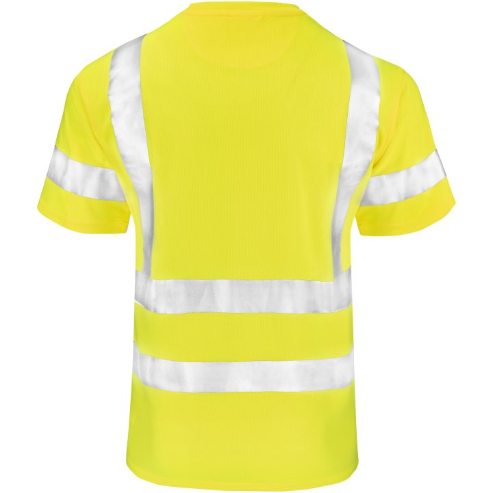 T-shirt Hi-Vis 5591 Practical Gul Jobman XXXL – billede 3