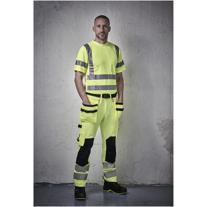 T-shirt Hi-Vis 5591 Practical Orange Jobman XXXL – billede 5