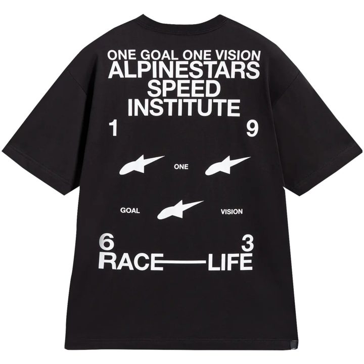 T-shirt Institute Oversized Sort Alpinestars s – billede 2