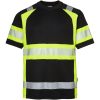 T-shirt kortærmet Sort/Fluorescerende Gul Top Swede XS – miniature 1