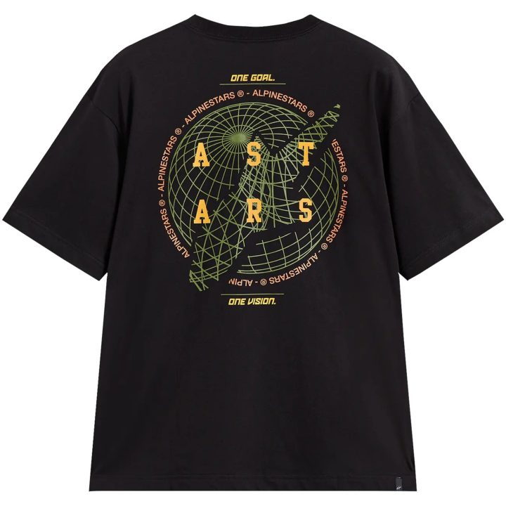 T-shirt Latitude Oversized Sort Alpinestars s – billede 2