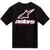 T-shirt Lineout Sort Rød Hvid Alpinestars s – miniature 1