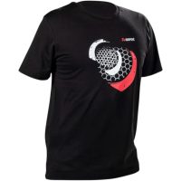 T-shirt Mesh Sort/Grå/Rød/Hvid AKRAPOVIC