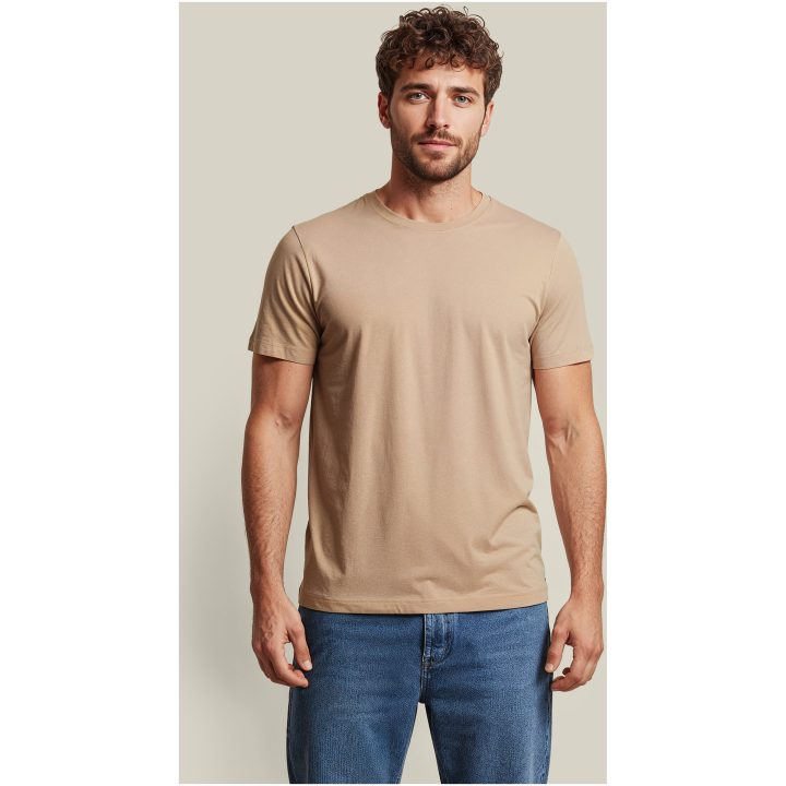 T-shirt OCS Regular Fit Latte Untagged Movement – billede 2