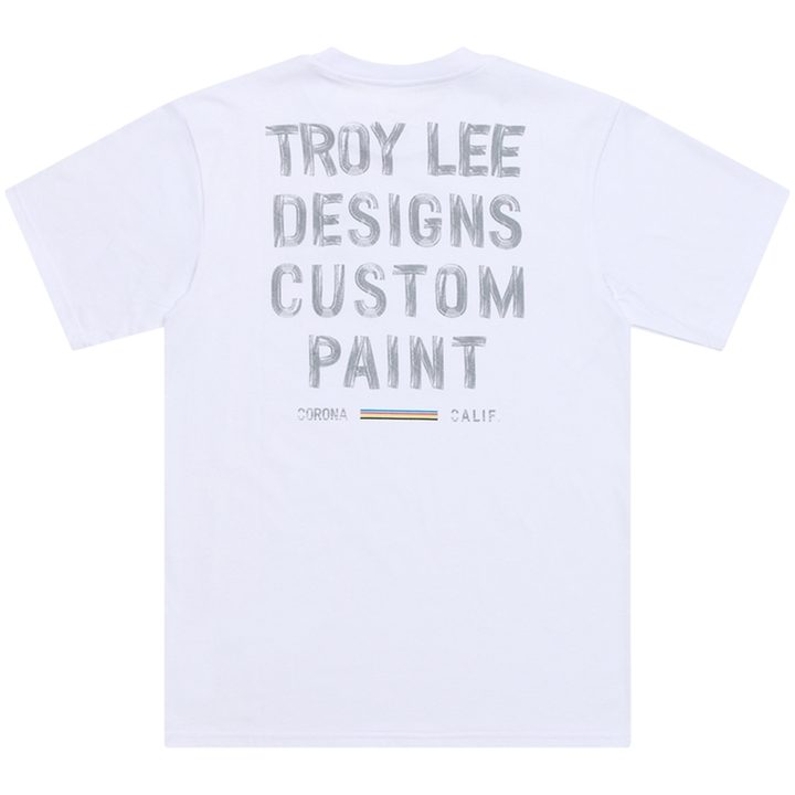 T-shirt Paint Shop Hvid TROY LEE DESIGNS Medium – billede 2