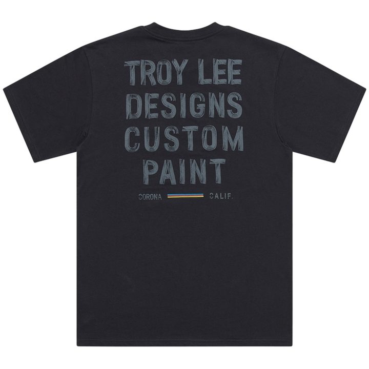 T-shirt Paint Shop Sort TROY LEE DESIGNS Small – billede 2