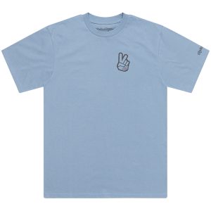 T-shirt Peace Out Røgblå TROY LEE DESIGNS
