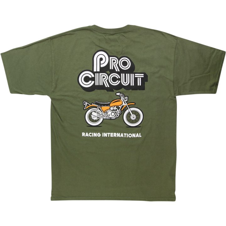 T-shirt Pit Bike Grøn PRO CIRCUIT Medium – billede 2
