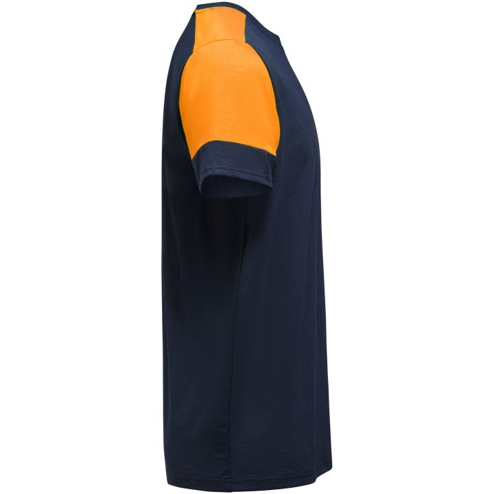 T-shirt Prime Marinblå/neonorange Printer PRIME s – billede 3