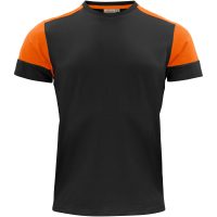 T-shirt Prime Svart/orange Printer PRIME