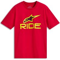 T-shirt Ride 4.0 CSF Rød/Hi-vis Gul ALPINESTARS