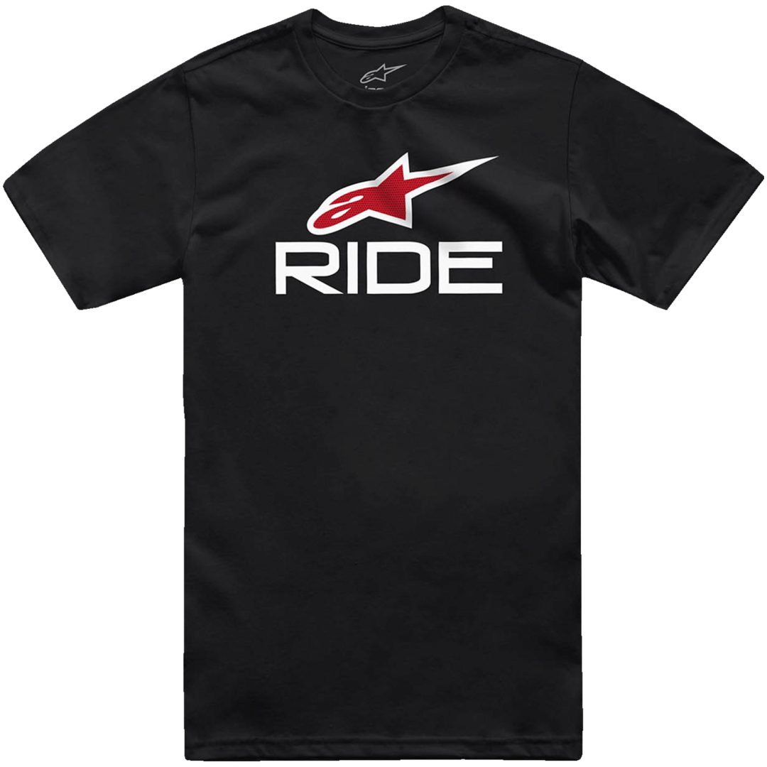 T-shirt Ride 4.0 Sort/Rød/Hvid ALPINESTARS Large