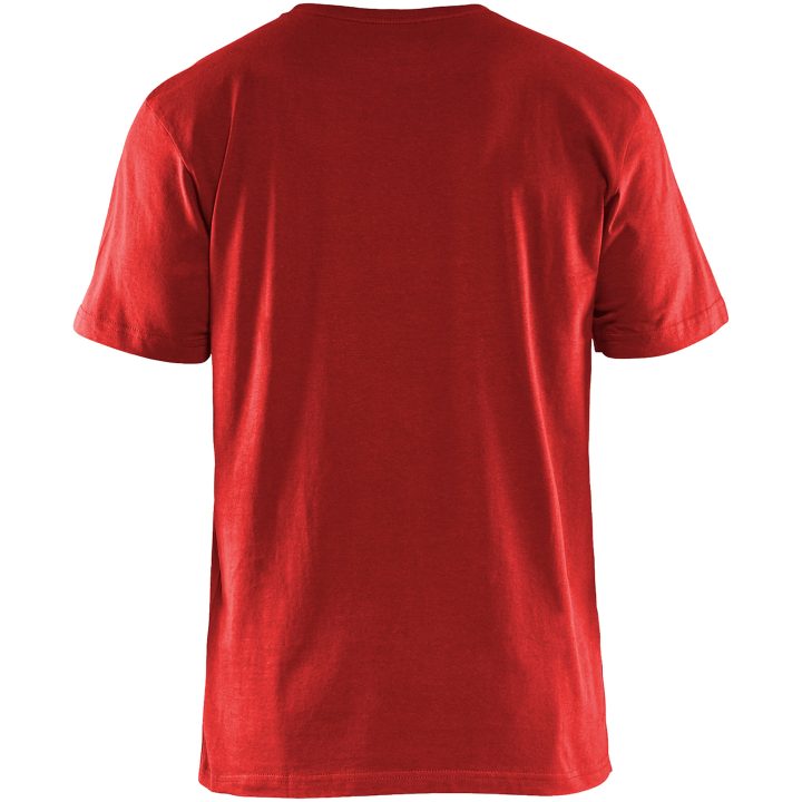 T-shirt Rød 33251042 Blåkläder XS – billede 2