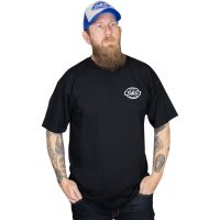 T-shirt Sidewinder Sort S&S Cycle