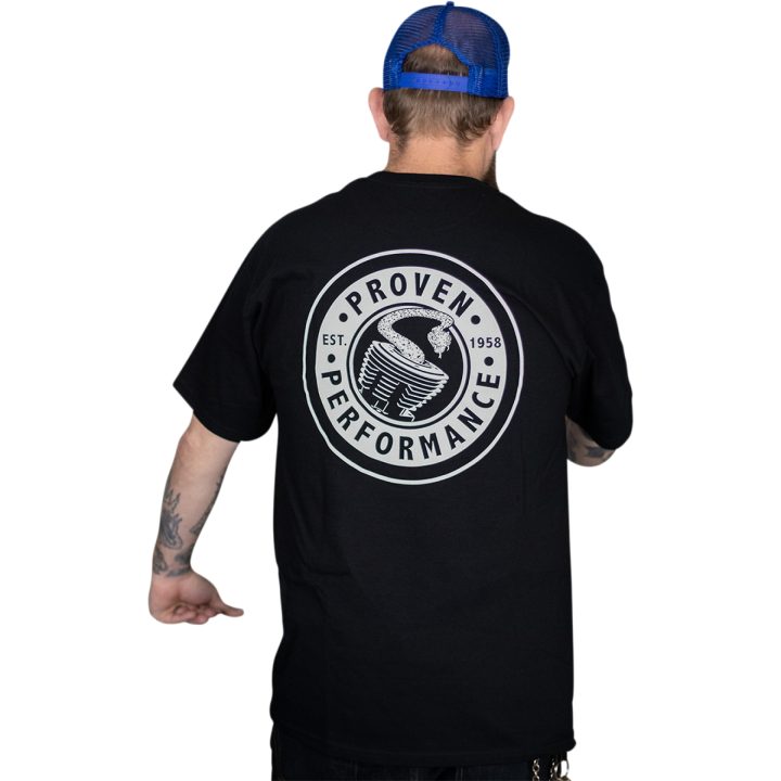 T-shirt Sidewinder Sort S&S Cycle Small – billede 2