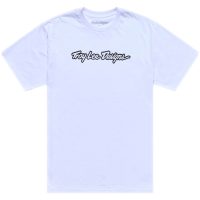 T-shirt Signature Hvid Sort TROY LEE DESIGNS