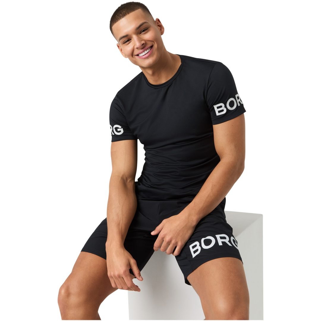 T-shirt Sort Björn Borg Small