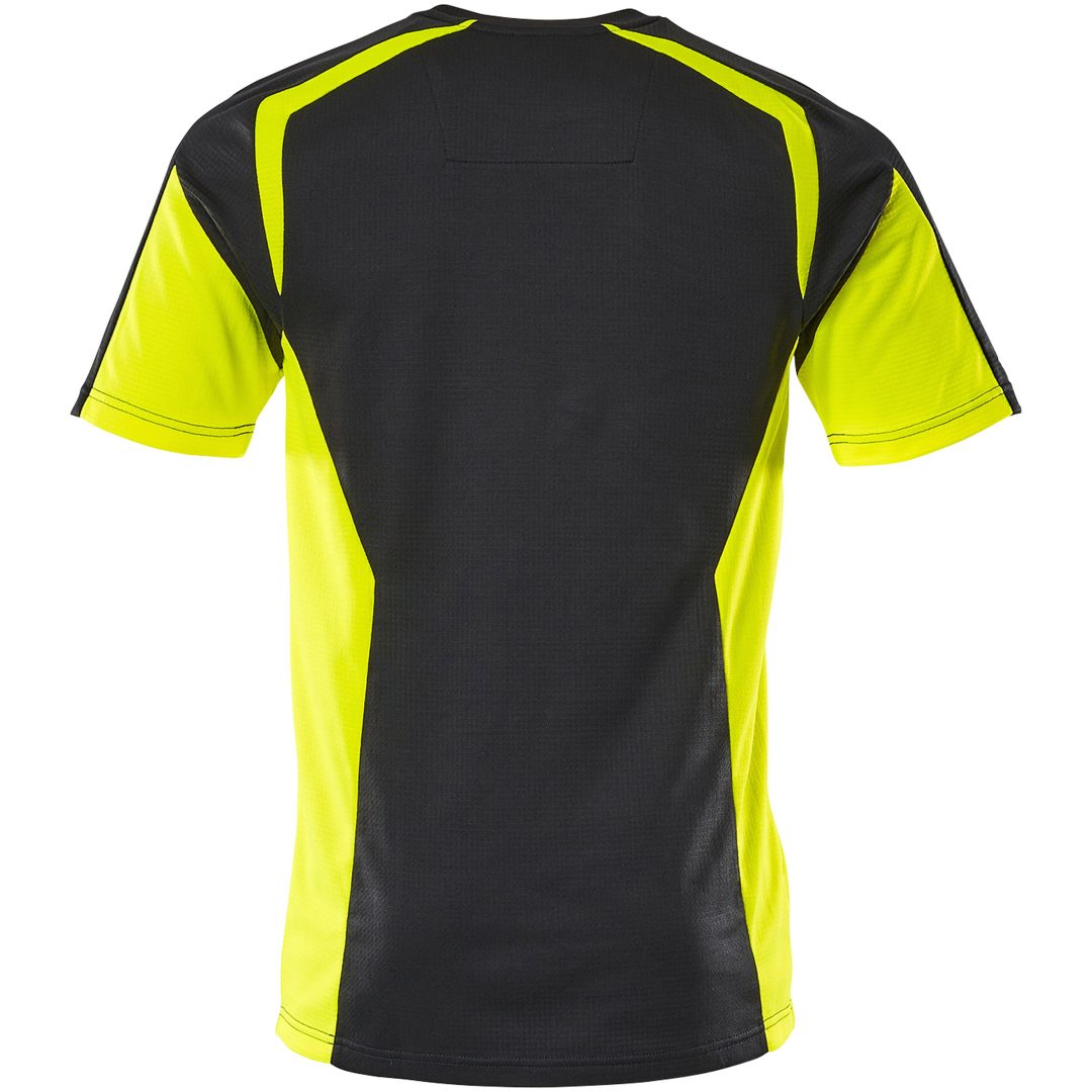 T-shirt Sort/hivisgul 22082-771 Mascot XS – billede 2
