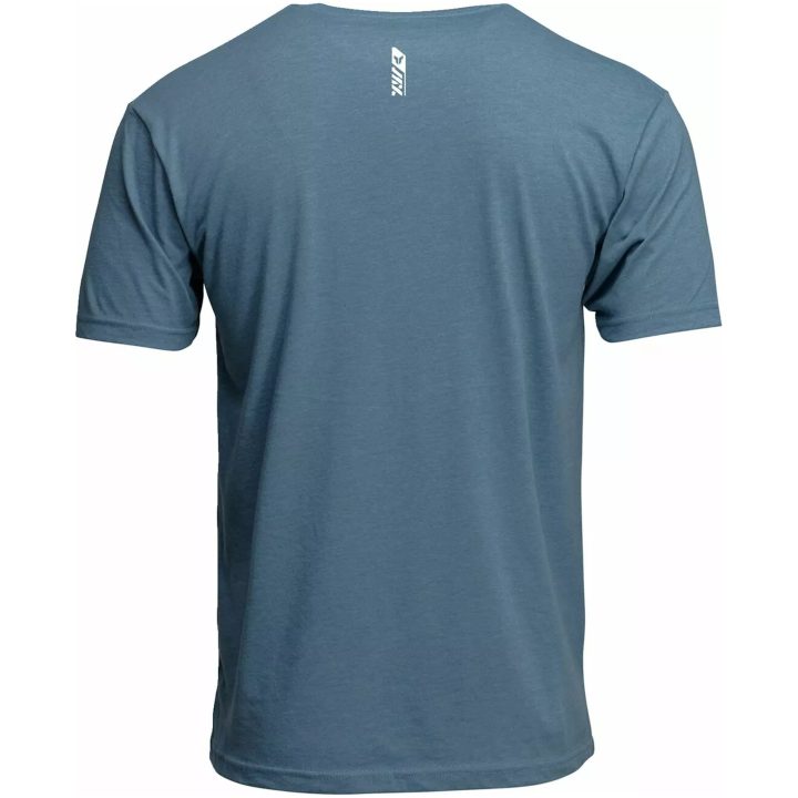 T-shirt Trax Heather Slate Blue/hvid THOR Large – billede 2