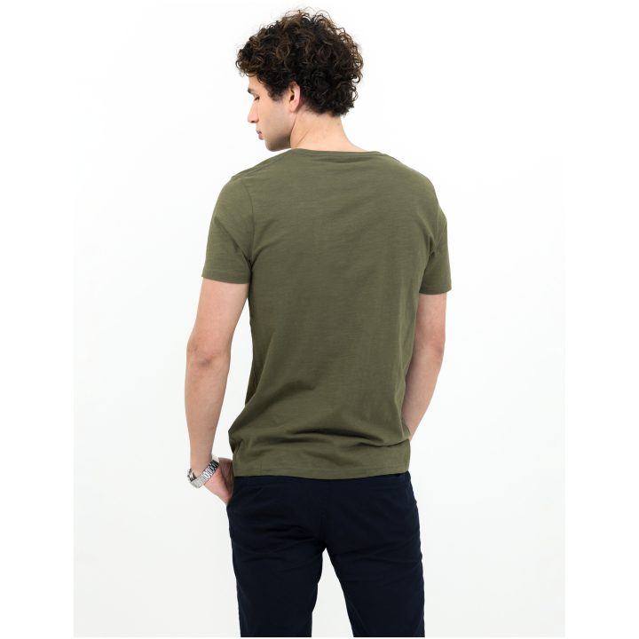 T-shirt Twoville Mossgrön James Harvest – billede 4