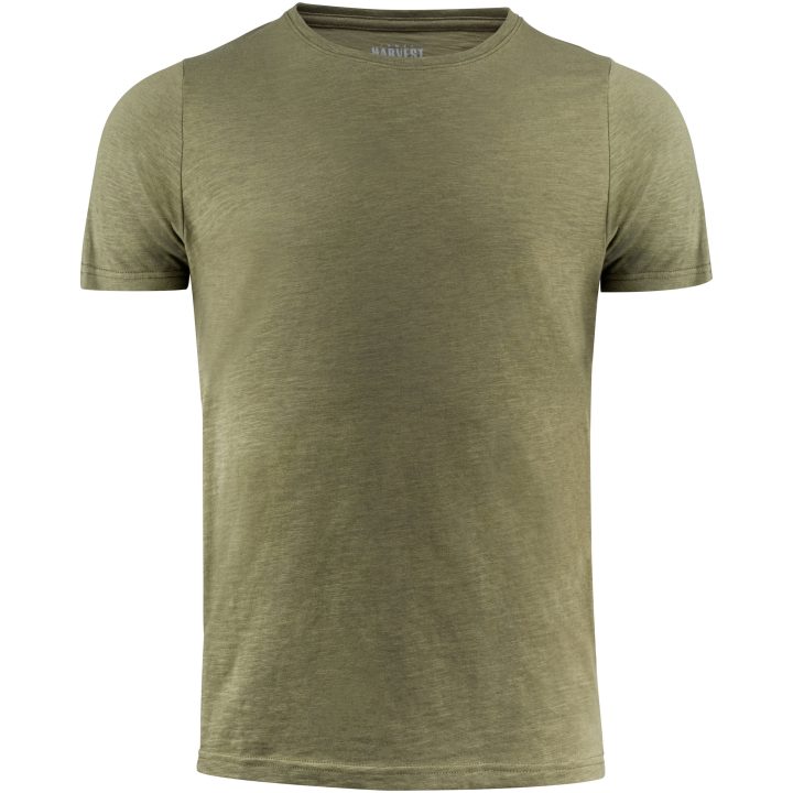 T-shirt Twoville Mossgrön James Harvest – billede 5